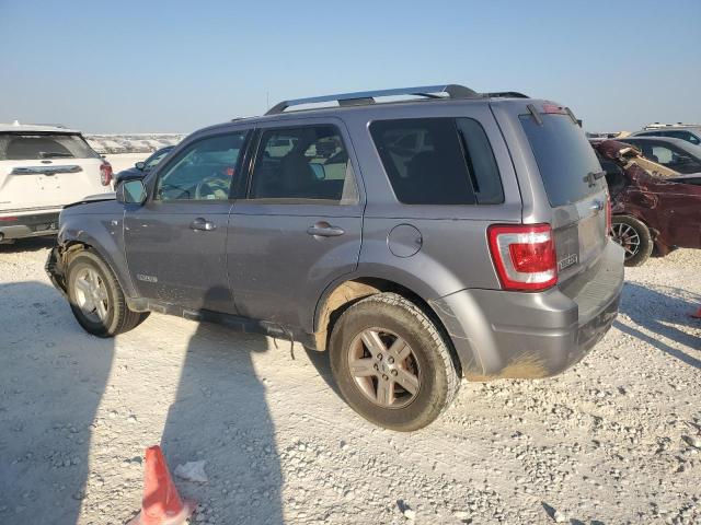 1FMCU49H58KD39365 - 2008 FORD ESCAPE HEV GRAY photo 2