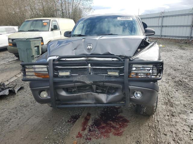 1D7HG38N04S504239 - 2004 DODGE DAKOTA QUAD SPORT GRAY photo 5