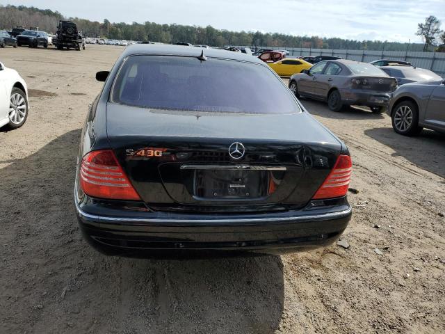 WDBNG70J36A473847 - 2006 MERCEDES-BENZ S 430 BLACK photo 6