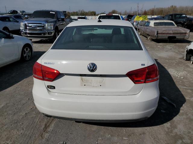 1VWBP7A31DC099032 - 2013 VOLKSWAGEN PASSAT SE WHITE photo 6