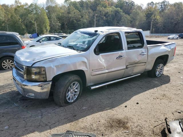 3GCPCSE02DG180321 - 2013 CHEVROLET SILVERADO C1500 LT SILVER photo 1