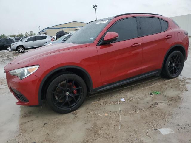 ZASFAKNN0J7B67210 - 2018 ALFA ROMEO STELVIO TI SPORT RED photo 1