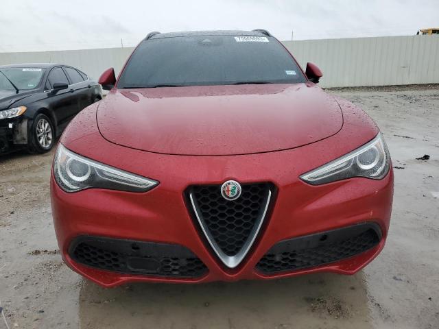 ZASFAKNN0J7B67210 - 2018 ALFA ROMEO STELVIO TI SPORT RED photo 5