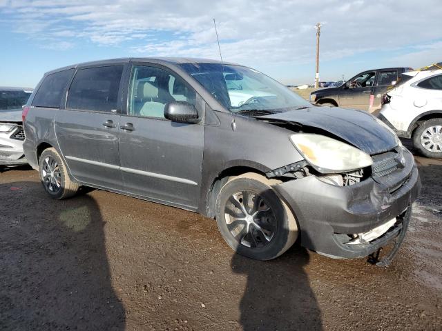 5TDZA29C55S374119 - 2005 TOYOTA SIENNA CE GRAY photo 4