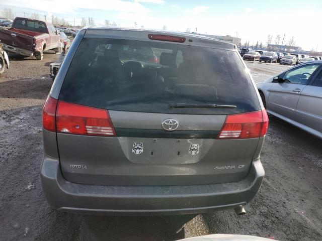 5TDZA29C55S374119 - 2005 TOYOTA SIENNA CE GRAY photo 6