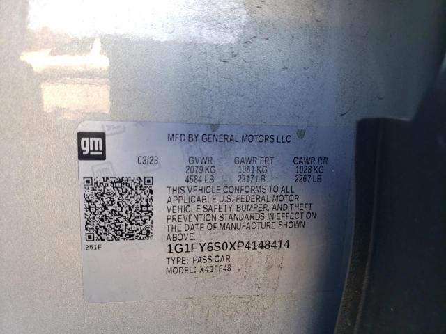 1G1FY6S0XP4148414 - 2023 CHEVROLET BOLT EUV LT SILVER photo 12