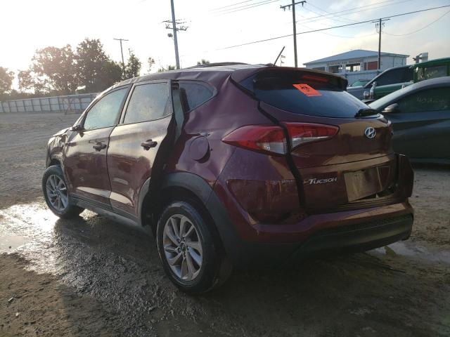 KM8J23A40HU420150 - 2017 HYUNDAI TUCSON SE BURGUNDY photo 2