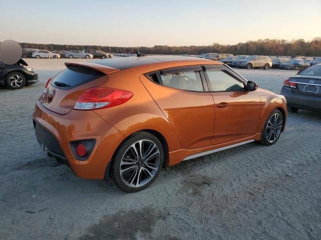 KMHTC6AE3GU265091 - 2016 HYUNDAI VELOSTER TURBO ORANGE photo 3