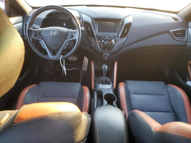 KMHTC6AE3GU265091 - 2016 HYUNDAI VELOSTER TURBO ORANGE photo 8