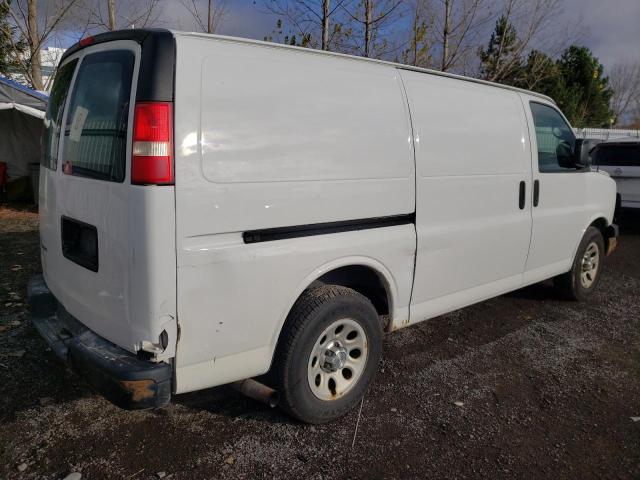 1GCSGAFX4D1109964 - 2013 CHEVROLET EXPRESS G1 WHITE photo 3