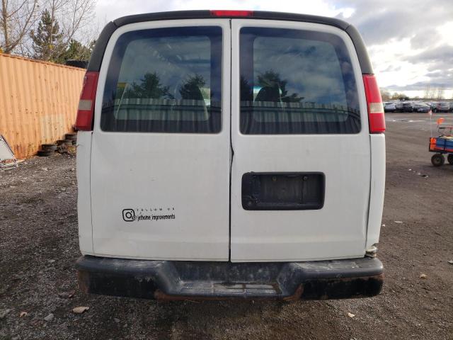 1GCSGAFX4D1109964 - 2013 CHEVROLET EXPRESS G1 WHITE photo 6