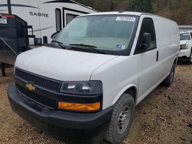 1GCWGAFP4M1211265 - 2021 CHEVROLET EXPRESS G2 WHITE photo 1