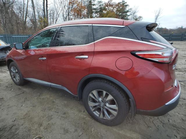 5N1AZ2MH6HN127884 - 2017 NISSAN MURANO S RED photo 2