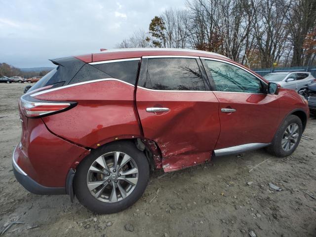 5N1AZ2MH6HN127884 - 2017 NISSAN MURANO S RED photo 3