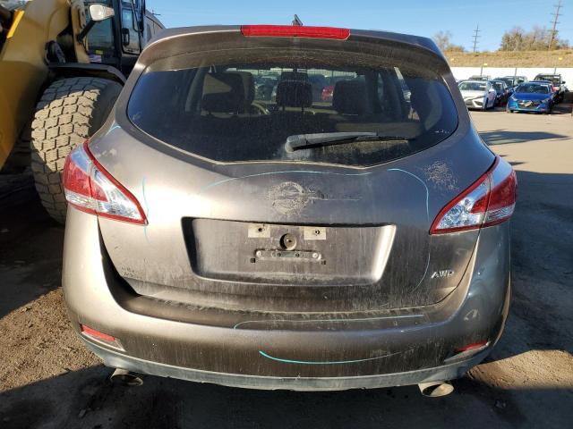 JN8AZ1MW1CW209557 - 2012 NISSAN MURANO S CHARCOAL photo 6