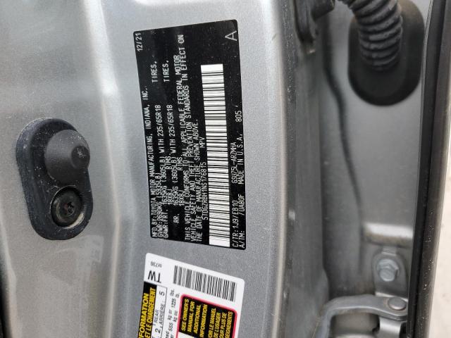 5TDGZRBH1NS176815 - 2022 TOYOTA HIGHLANDER XLE Gümüş foto 12