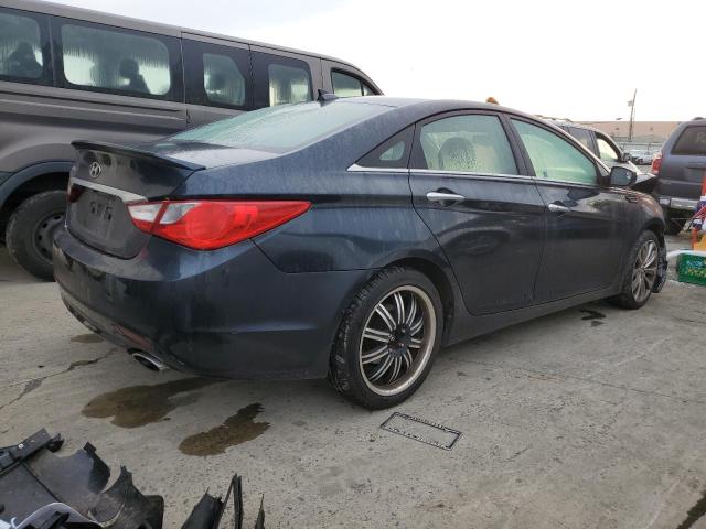 5NPEC4AC7DH599775 - 2013 HYUNDAI SONATA SE BLUE photo 3