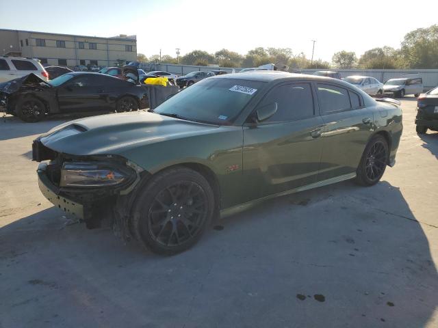 2C3CDXGJ8KH742321 - 2019 DODGE CHARGER SCAT PACK GREEN photo 1