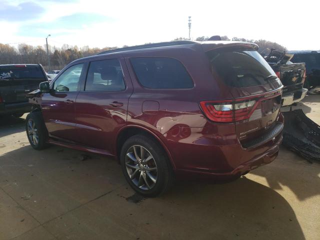 1C4RDJDG8HC725803 - 2017 DODGE DURANGO GT RED photo 2