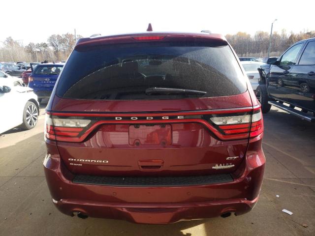 1C4RDJDG8HC725803 - 2017 DODGE DURANGO GT RED photo 6