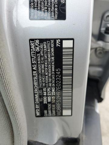 WDBRF52H97E023245 - 2007 MERCEDES-BENZ C 230 SILVER photo 12