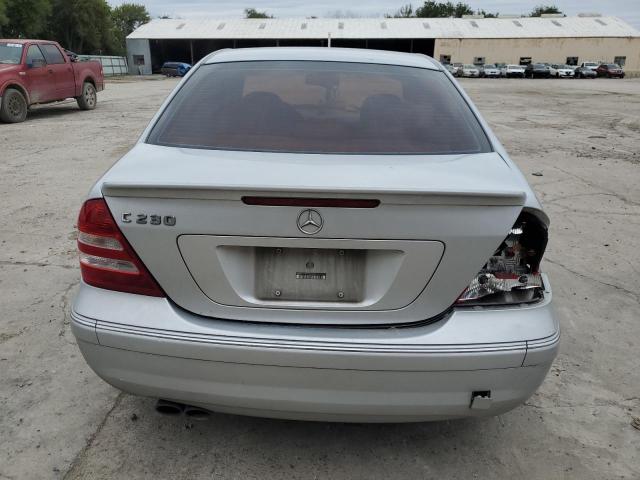 WDBRF52H97E023245 - 2007 MERCEDES-BENZ C 230 SILVER photo 6