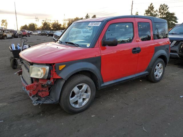 5J6YH28695L020747 - 2005 HONDA ELEMENT EX RED photo 1