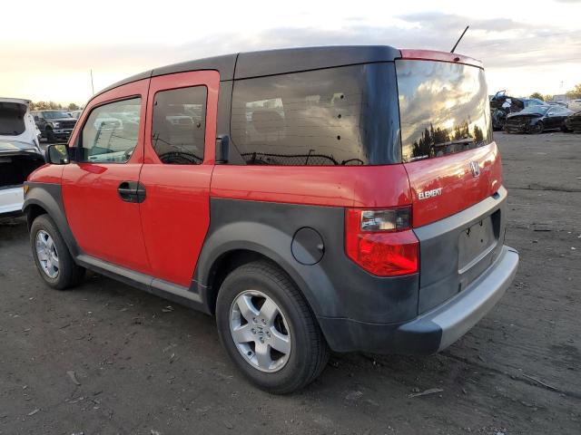 5J6YH28695L020747 - 2005 HONDA ELEMENT EX RED photo 2