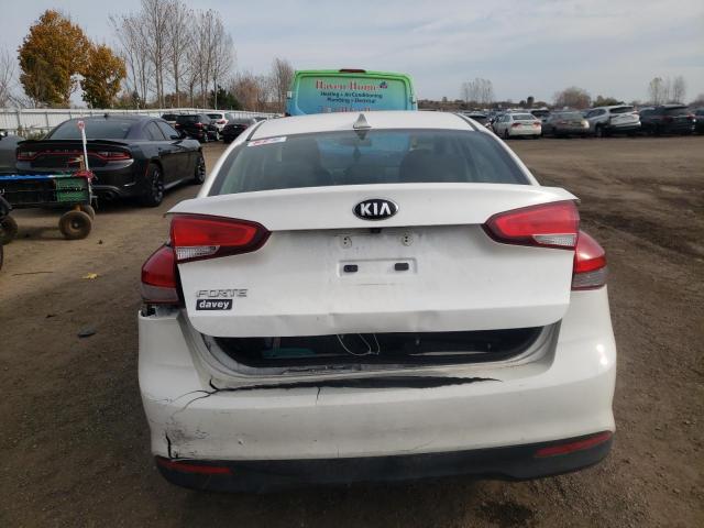 3KPFL4A71HE074048 - 2017 KIA FORTE LX WHITE photo 6