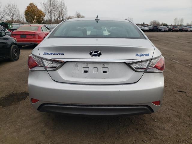 KMHEC4A48DA086188 - 2013 HYUNDAI SONATA HYBRID SILVER photo 6