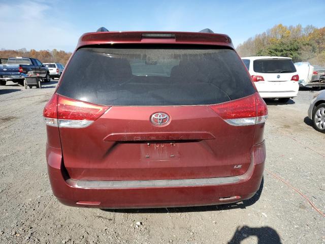 5TDKK3DC5BS064527 - 2011 TOYOTA SIENNA LE RED photo 6