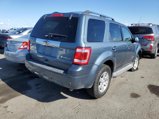 1FMCU4K37BKA44497 - 2011 FORD ESCAPE HYBRID TEAL photo 3