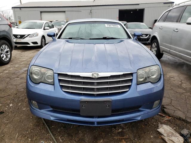 1C3AN79N35X049225 - 2005 CHRYSLER CROSSFIRE SRT-6 BLUE photo 5