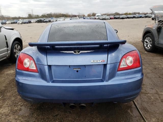 1C3AN79N35X049225 - 2005 CHRYSLER CROSSFIRE SRT-6 BLUE photo 6