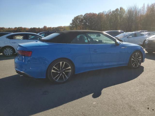 WAUW4GF59NN001505 - 2022 AUDI S5 PREMIUM PLUS BLUE photo 3