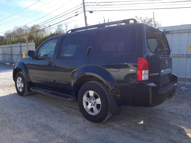 5N1AR18W17C629859 - 2007 NISSAN PATHFINDER LE შავი ფოტო 2