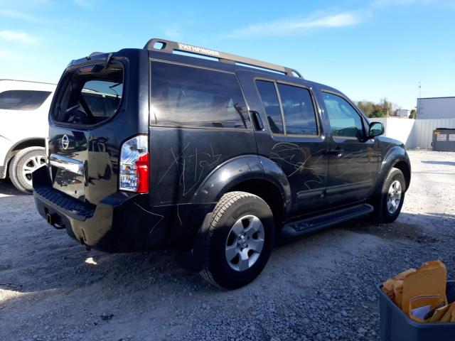 5N1AR18W17C629859 - 2007 NISSAN PATHFINDER LE შავი ფოტო 3