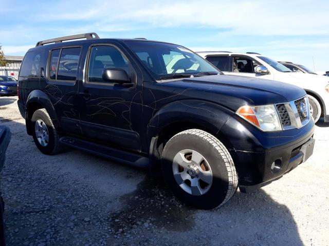 5N1AR18W17C629859 - 2007 NISSAN PATHFINDER LE შავი ფოტო 4