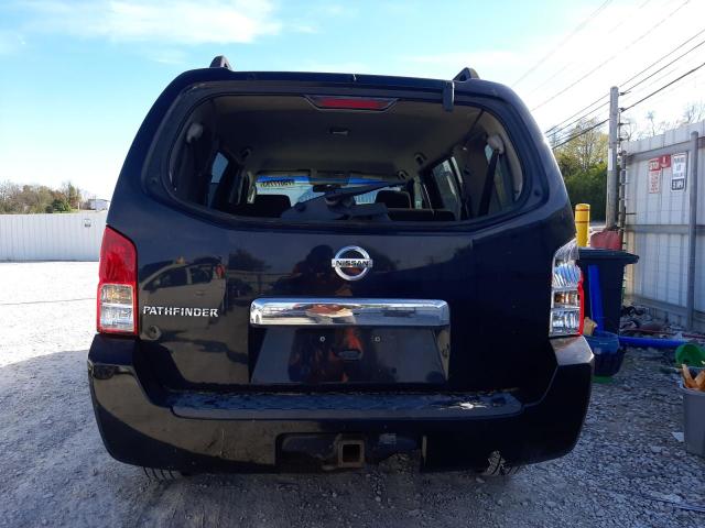 5N1AR18W17C629859 - 2007 NISSAN PATHFINDER LE შავი ფოტო 6
