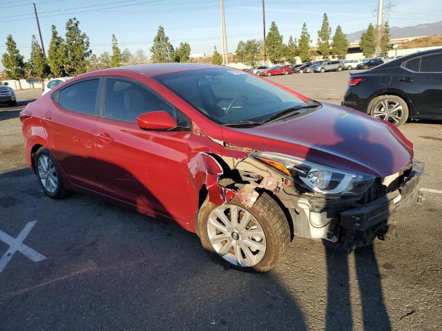 5NPDH4AE8FH597874 - 2015 HYUNDAI ELANTRA SE RED photo 4