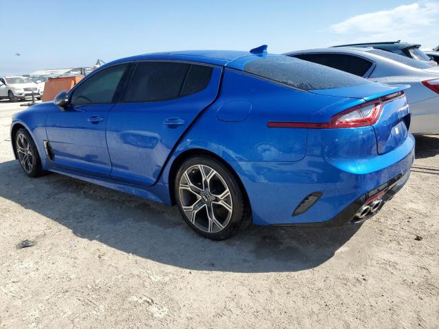 KNAE15LA6L6084716 - 2020 KIA STINGER BLUE photo 2