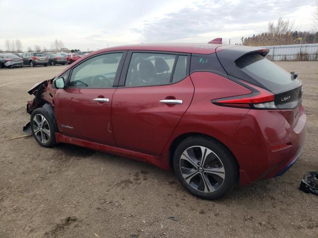 1N4AZ1CP6JC315786 - 2018 NISSAN LEAF S BURGUNDY photo 2