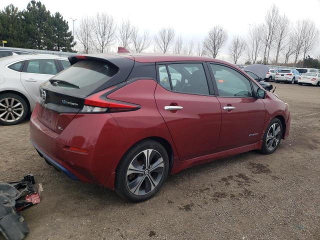 1N4AZ1CP6JC315786 - 2018 NISSAN LEAF S BURGUNDY photo 3