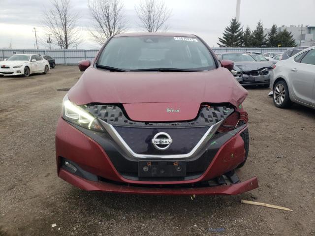 1N4AZ1CP6JC315786 - 2018 NISSAN LEAF S BURGUNDY photo 5