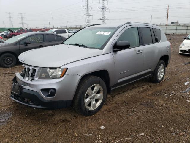 1C4NJCBA1ED829766 - 2014 JEEP COMPASS SPORT SILVER photo 1