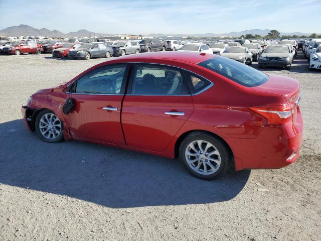 3N1AB7AP3JL627673 - 2018 NISSAN SENTRA S RED photo 2