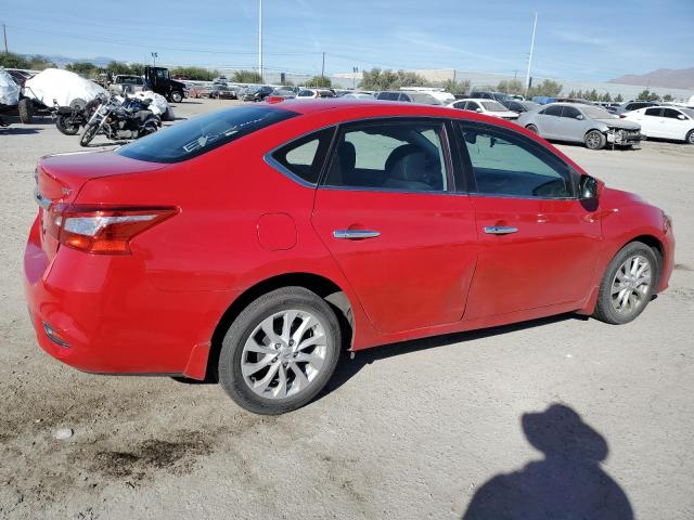 3N1AB7AP3JL627673 - 2018 NISSAN SENTRA S RED photo 3