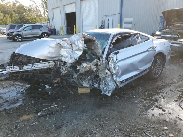 1FA6P8TH0H5245374 - 2017 FORD MUSTANG SILVER photo 1