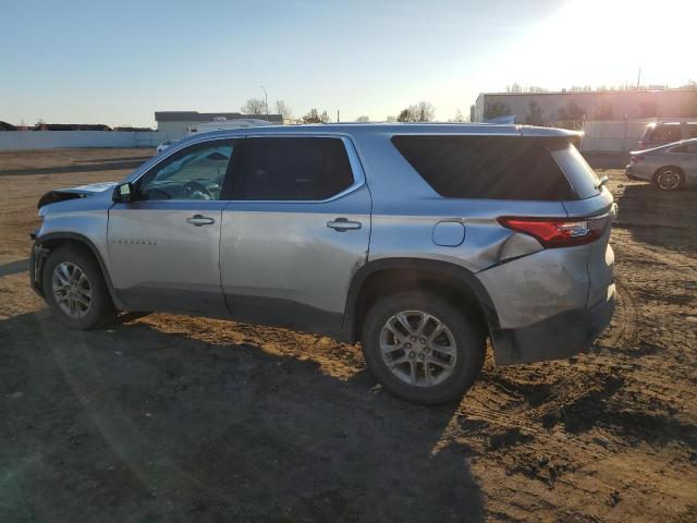 1GNEVFKW5KJ144059 - 2019 CHEVROLET TRAVERSE LS GRAY photo 2