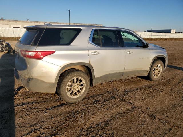 1GNEVFKW5KJ144059 - 2019 CHEVROLET TRAVERSE LS GRAY photo 3